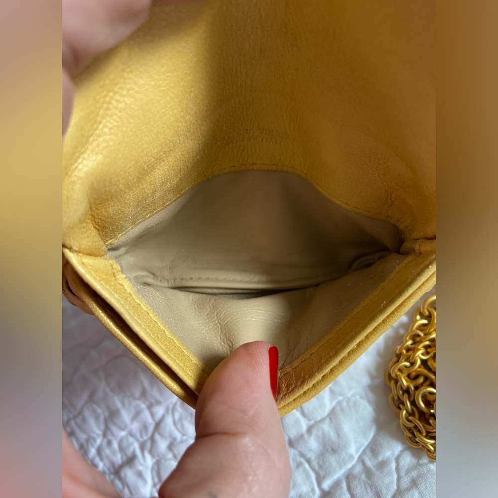 Bottega Veneta Gold Gilt Change Purse - Picture 6 of 16